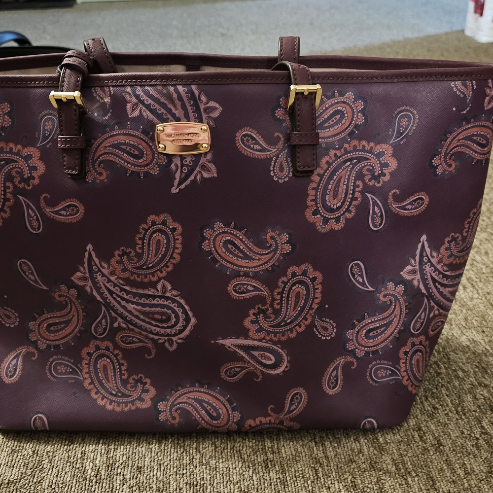Michael Kors Paisley Brown Tote Bag
